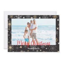 Customizable Modern Christmas Card
