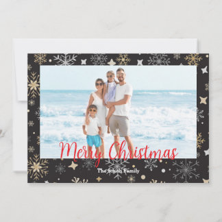 Customizable Modern Christmas Card