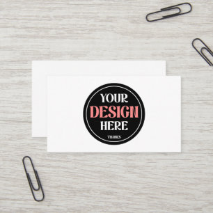 Customizable, modern, sleek & timeless business card