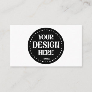 Customizable, modern, sleek & timeless business card