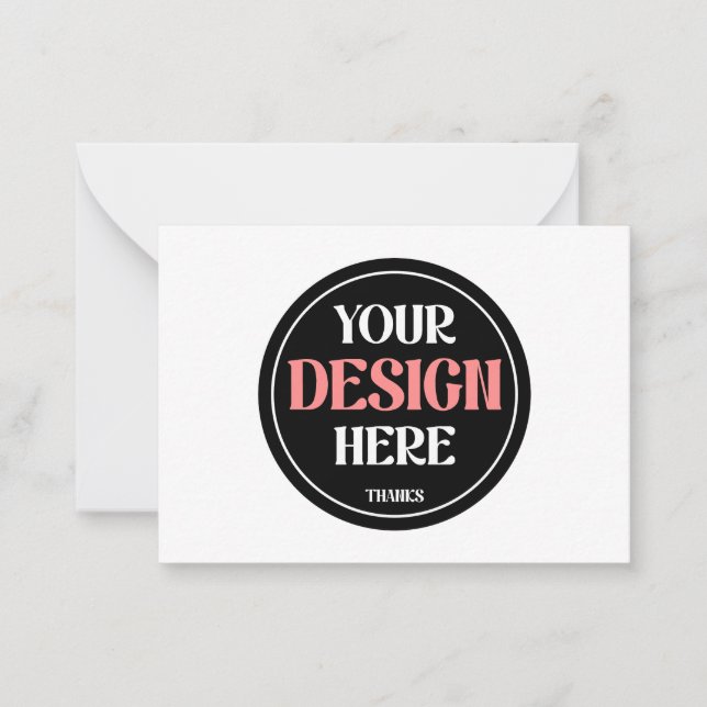 Customizable, modern, sleek & timeless card (Front)