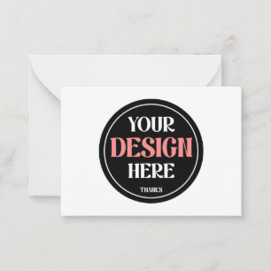 Customizable, modern, sleek & timeless card