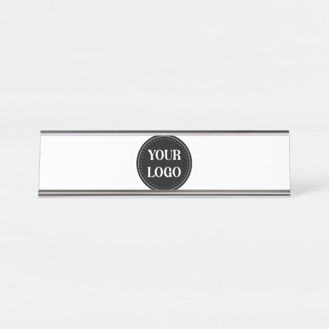Customizable, modern, sleek & timeless desk name plate (Front)