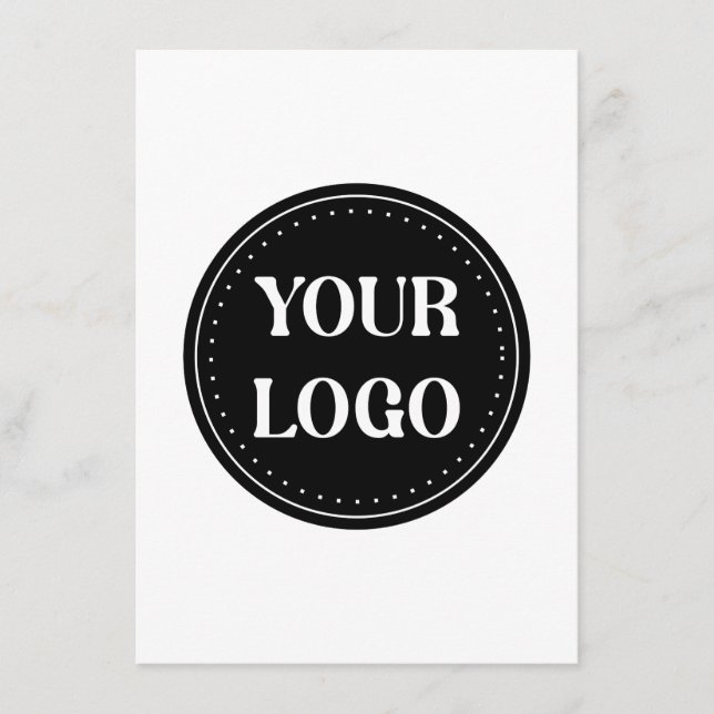 Customizable, modern, sleek & timeless enclosure card (Front)