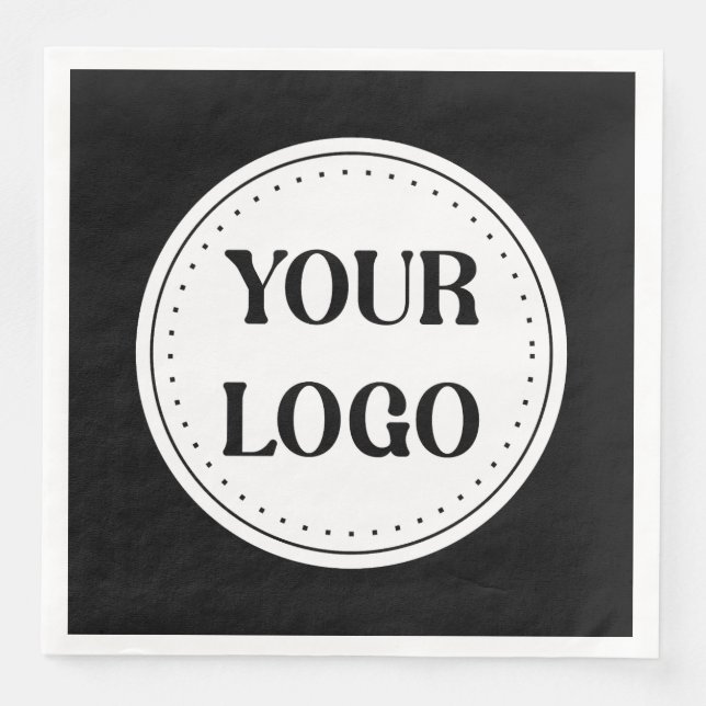 Customizable, modern, sleek & timeless napkin (Front)