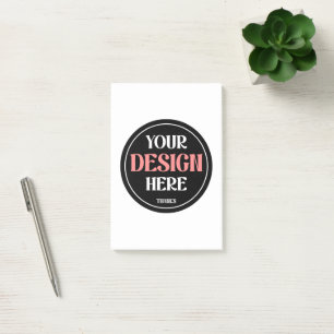 Customizable, modern, sleek & timeless post-it notes