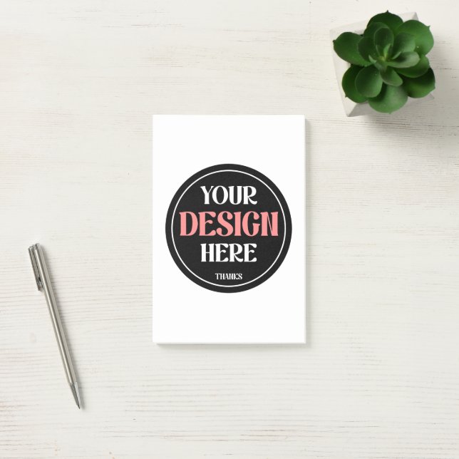 Customizable, modern, sleek & timeless post-it notes (Office)