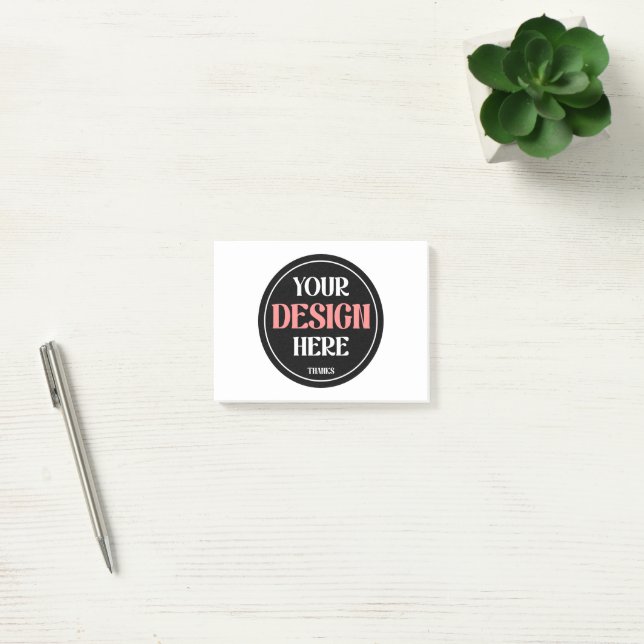 Customizable, modern, sleek & timeless post-it notes (Office)