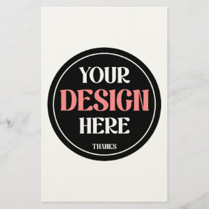 Customizable, modern, sleek & timeless stationery