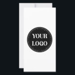Customizable, modern, sleek & timeless thank you card<br><div class="desc">This design is accessible to all. Feel free to customize the logo,  images,  tStylish Black QR Code Design | Elegant Brandext,  and colours according to your preferences. Thank you very much.</div>