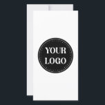 Customizable, modern, sleek & timeless thank you card<br><div class="desc">This design is accessible to all. Feel free to customize the logo,  images,  tStylish Black QR Code Design | Elegant Brandext,  and colours according to your preferences. Thank you very much.</div>
