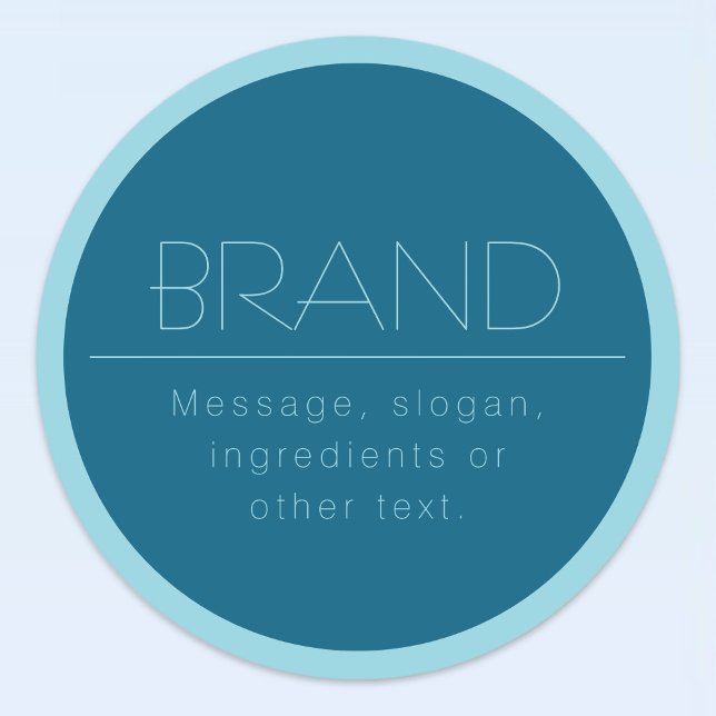 Customizable Modern Text | Ocean & Robin Egg Blue (Creator Uploaded)