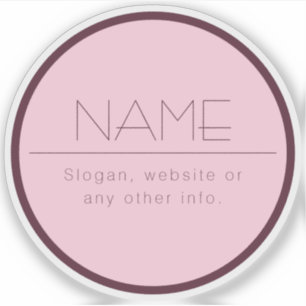 Customizable Modern Text w/Border