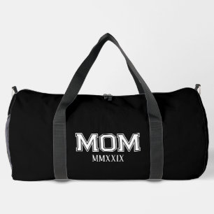 Customizable 'Mom' Established Roman Numerals Gift Duffle Bag