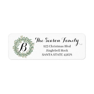 Customizable Monogram Christmas