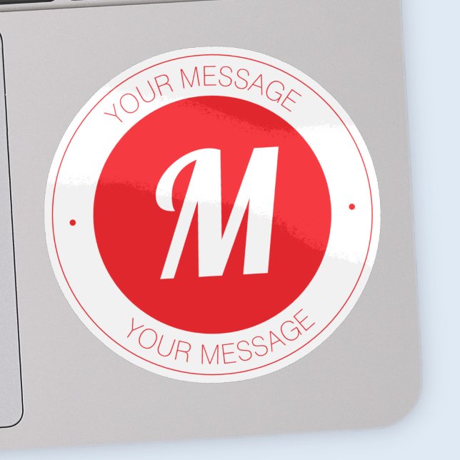 Customizable Monogram & Circular Text Template (Creator Uploaded)