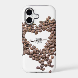 Customizable Monogram Coffeeholic phone case!