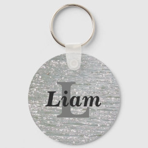 Customizable Monogram Keychain