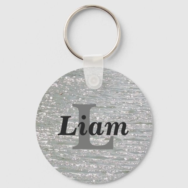Customizable Monogram Keychain (Front)