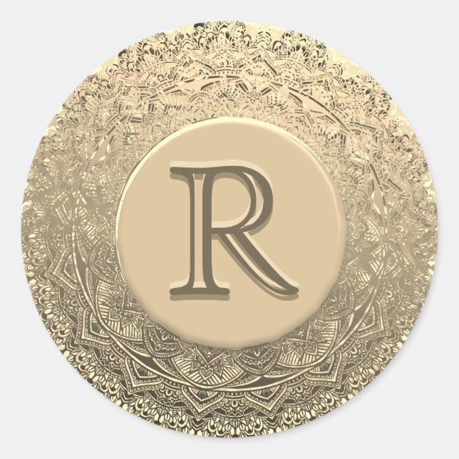 Customizable Monogram Seal (Front)