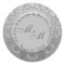 Customizable Monogram Silver Wedding Seal