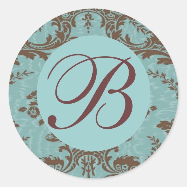 Customizable Monogram sticker (Front)