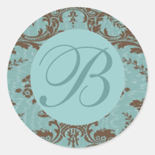 Customizable Monogram sticker