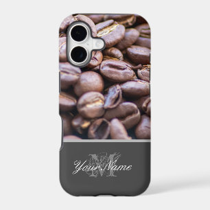 Customizable Monogram with coffee beans!