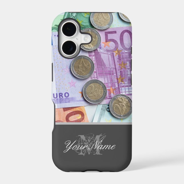 Customizable Monogram with coins and bank notes! (Back)