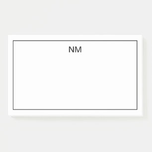 Customizable Monogrammed Stationary Notes