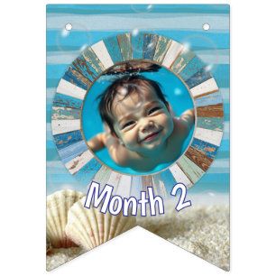 Customizable Month By Month Bunting Flags