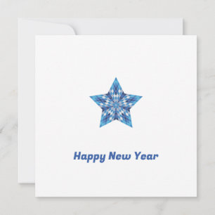 Customizable Mosaic Starburst Card