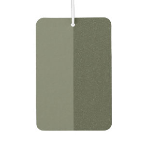 Customizable Moss Green Air Freshener Duo
