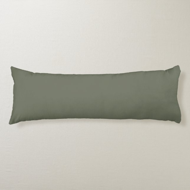 Customizable Moss Green Body Pillow (Front)