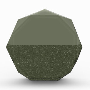Customizable Moss Green Duo Photo Block