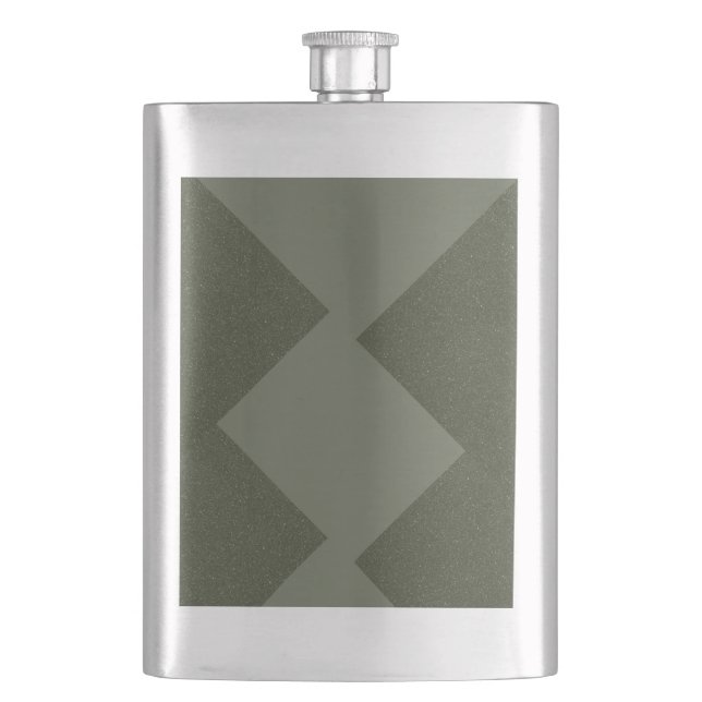 Customizable Moss Green Flask (Front)