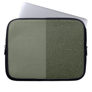 Customizable Moss Green Laptop Sleeve