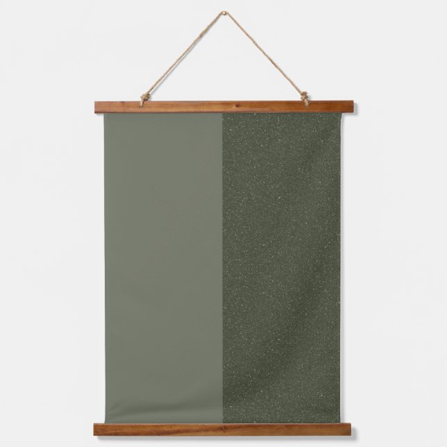 Customizable Moss Green Split Tapestry (Front)