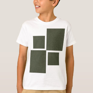 Customizable Moss Green Squares Tee