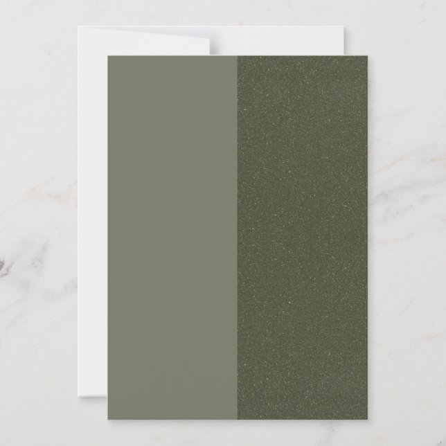 Customizable Moss Green Thin Magnetic Card (Front)