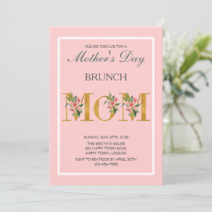 CUSTOMIZABLE MOTHER'S DAY BRUNCH INVITATION
