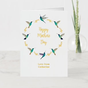 Customizable Mother's Day Foil Greeting Card