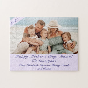 Customizable Mother's Day Photo jigsaw puzzle
