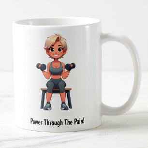 Customizable Motivational Fitness Coffee Mug