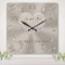 Customizable Mr. and Mrs. Gifts Champagne Clock
