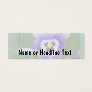 customizable msPansy skinny card template