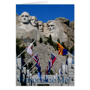 Customizable Mt Rushmore Souvenir