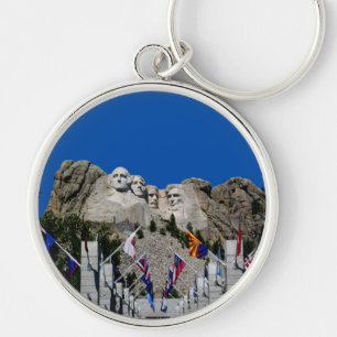 Customizable Mt Rushmore Souvenir Keychain