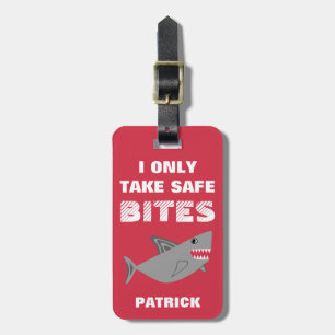 Customizable Multiple Food Allergy Alert Shark Tag