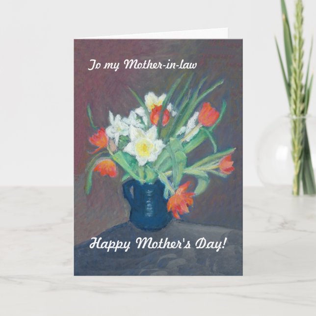 Customizable Multipurpose Card - Spring Flowers (Front)
